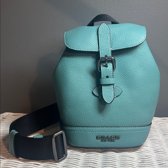 Coach Hudson Leather Sling Pack - Picture 1 of 15